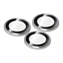 Back Camera Glass Protector for Apple iPhone 15 Pro/15 Pro Max Silver Back Camera Glass Protector for Apple iPhone 15 Pro/15 Pro Max Silver